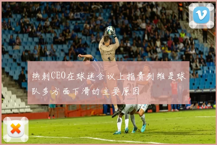 热刺CEO在球迷会议上指责列维是球队多方面下滑的主要原因
